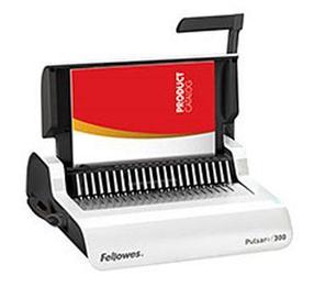Переплетчик Fellowes PULSAR+ на пластиковую пружину, сшивает до 300 лст., перфорирует 20 лст.
