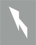 Трафарет для дорожной разметки по СТБ 1231-2012 "1.19.2 Перестроение налево"