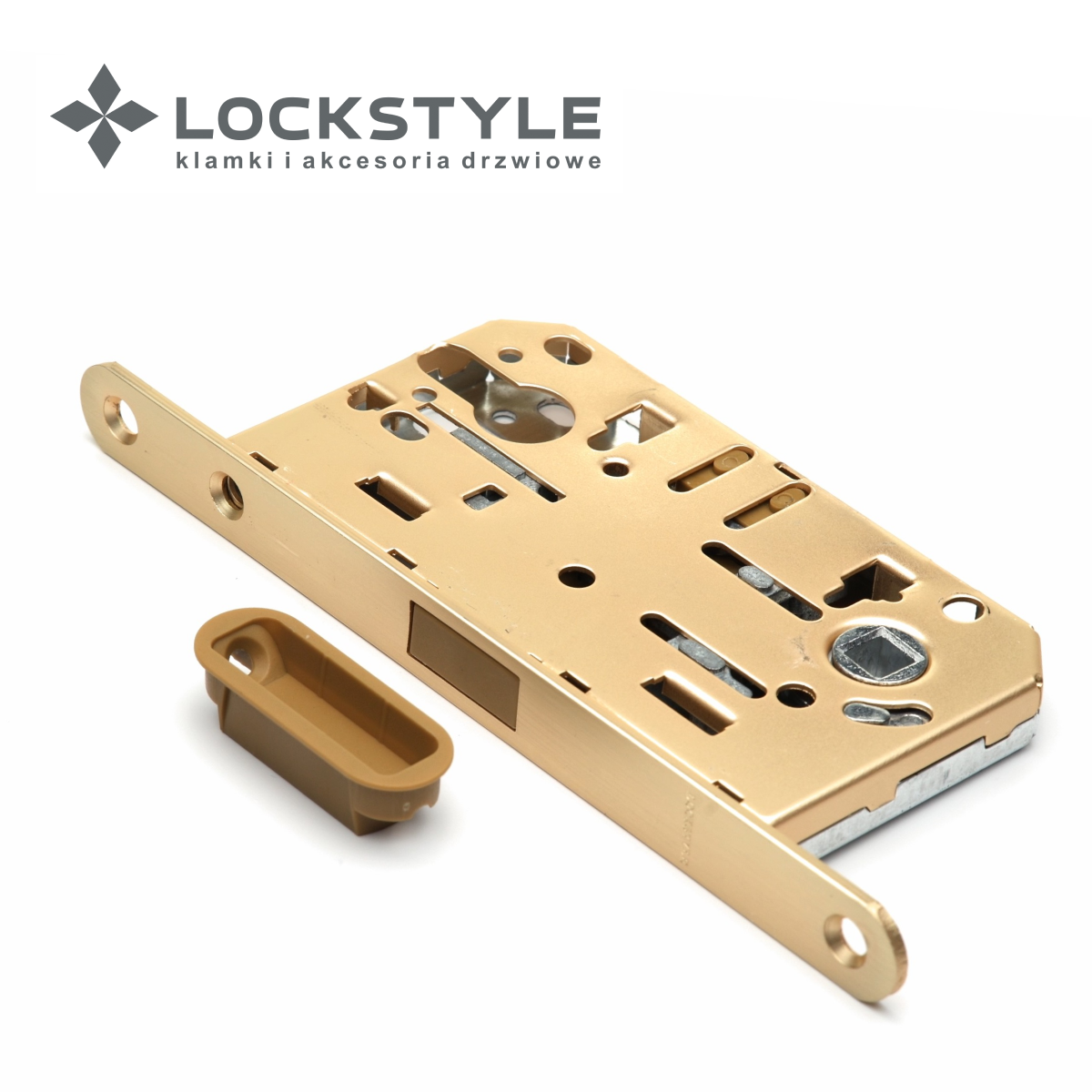 Механизм дверной врезной магнитный под цилиндр LOCKSTYLE М410C стандарт STV комплект с ответной планкой BB