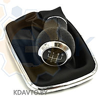 Ручка кулисы КПП Фольксваген Гольф 4 1997-08г. в комплекте с чехлом Volkswagen Golf IV 1997-08г.