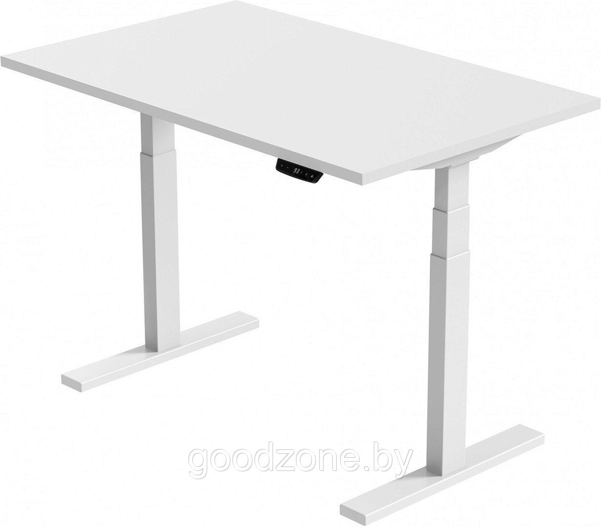 Стол Smartstol Slim 120x80x1.8 (белый/белый)