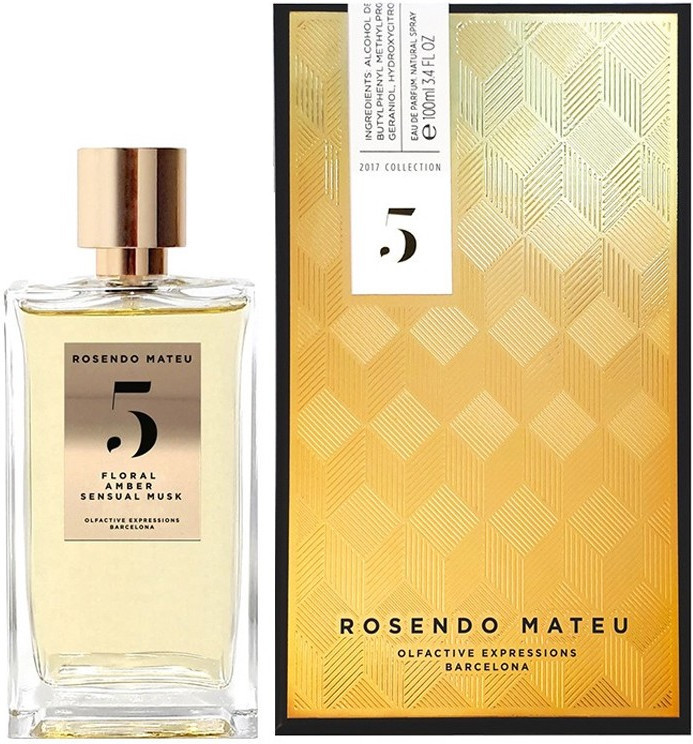 Rosendo Mateu №5 Floral,Amber, Sensual Musk 100ml Унисекс Евро