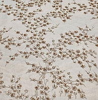 Сетка вышитая с пайетками