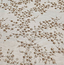 Сетка вышитая с пайетками