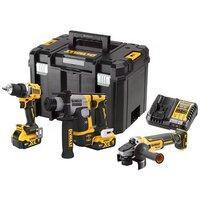 Наборы электроинструментов DeWalt DCK355P2T (шуруповерт, перфоратор, болгарка, 2 АКБ, кейс), фото 2