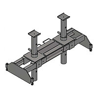 Опорная система для вывешивания передних осей грузового автомобиля 180 мм Гамматест GTM5012