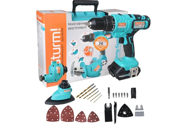 Аккумуляторный мультитул Sturm! CMT1802 1BatterySystem, фото 2