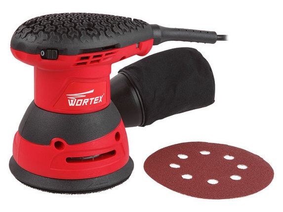 Эксцентриковая шлифмашина WORTEX RS 1235 E в кор., фото 2