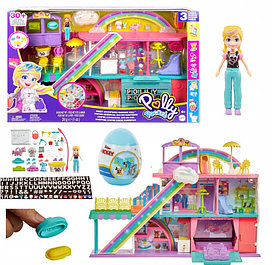 Игровой набор Mattel Polly Pocket Радужный торговый центр, HHX78
