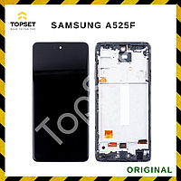 Дисплей (Экран) Samsung A525F/A526B/A528B (A52/A52 5G/A52s 5G) МОДУЛЬ Черный - (OLED) (Full Size)
