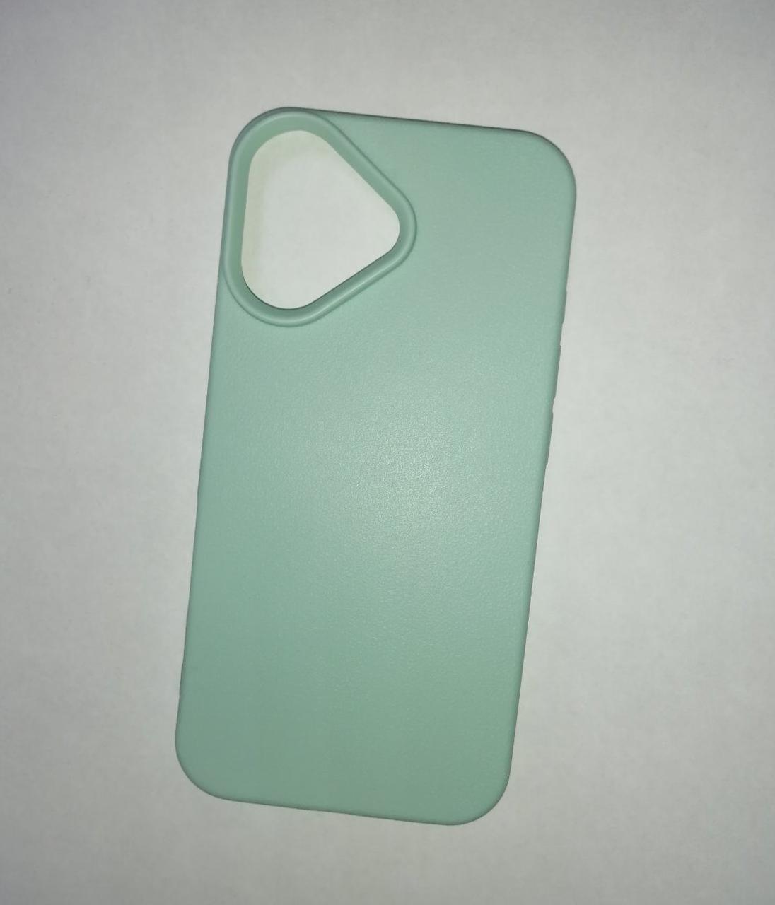 Чехол-накладка для Apple Iphone 16 (силикон) голубой
