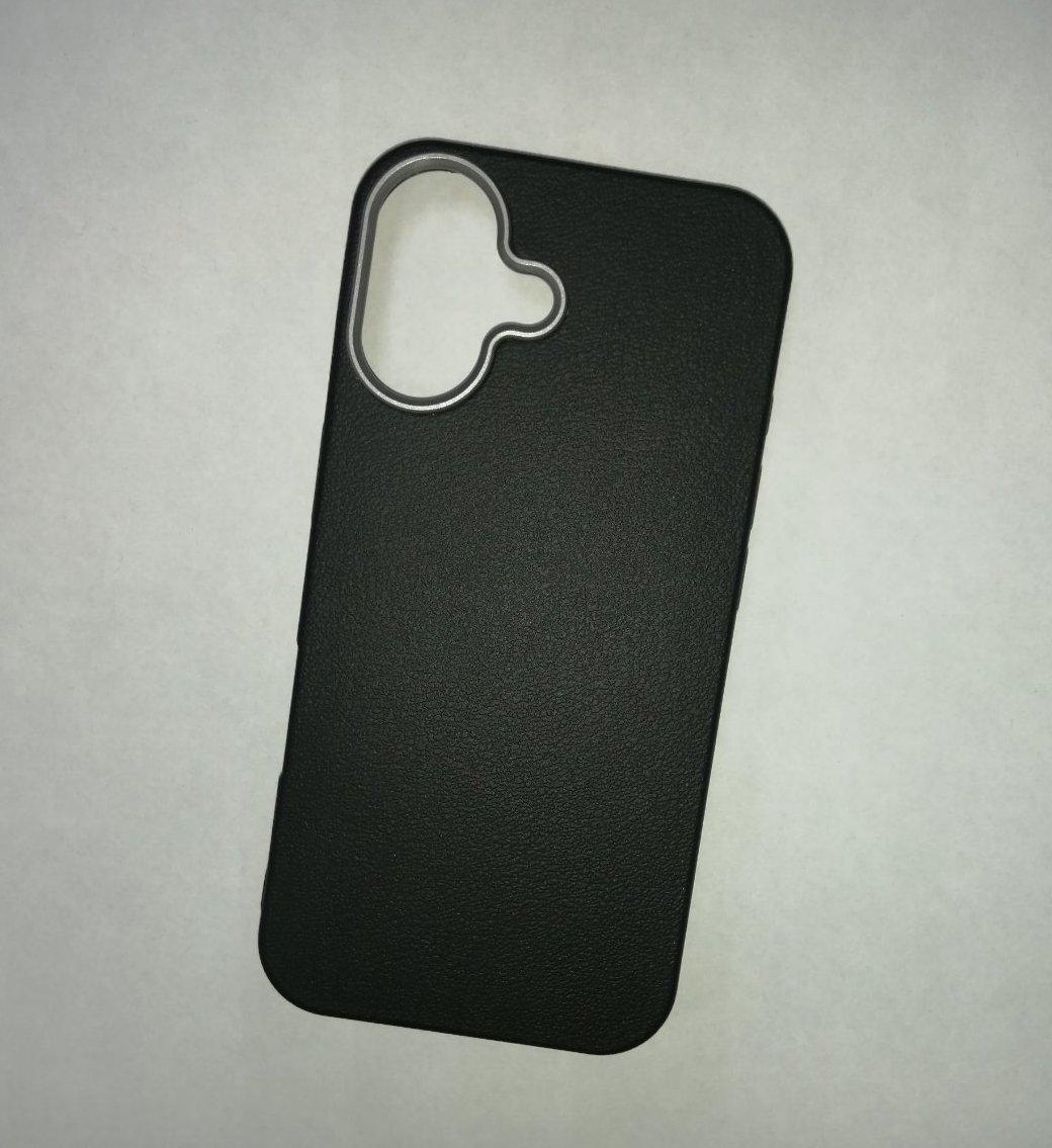 Чехол-накладка для Apple Iphone 16 (силикон) черный