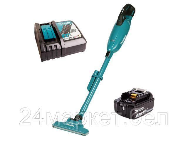 Аккум. пылесос MAKITA LXT DCL284FRF в кор. (18.0 В, 1 акк., 3.0 А/ч, Li-Ion, ЗУ, 0.73 л, самоочистка: нет)