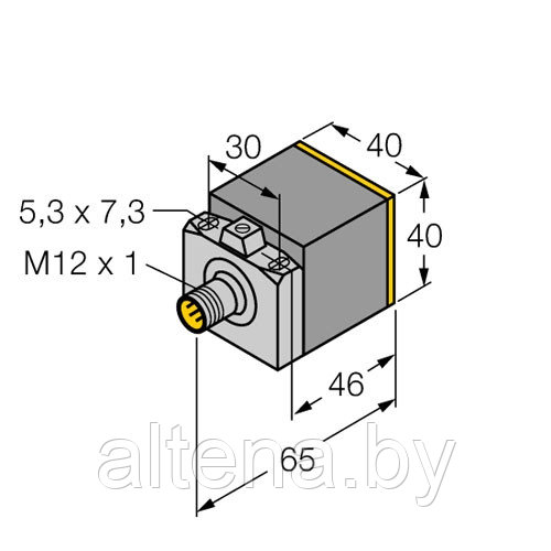 NI25-CK40-LIU2-H1141 TURCK  Индуктивный датчик – с аналоговым выходом