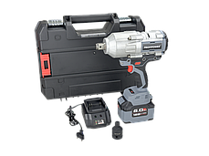 Гайковерт аккумуляторный бесщеточный ProfiPower T-2000N (2000 Нм, 1 АКБ 6 А/ч, кейс) E0187, фото 2