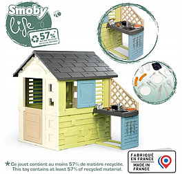 Детский игровой домик с кухней Smoby Nature 810738