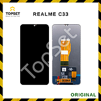 Дисплей (Экран) Realme C33 (RMX 3624) с тачскрином Черный - ОРИГИНАЛ
