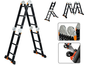 Лестница-стремянка BLACK LINE STARTUL ST9930-05 (283/580 см)