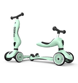 Детский трехколесный самокат с сиденьем Scoot & Ride Highwaykick 96355