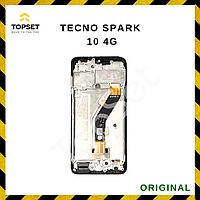 Дисплей (Экран)Tecno Spark 10 4G (Kl5q) МОДУЛЬ Черный - ОРИГИНАЛ
