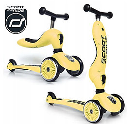 Детский трехколесный самокат с сиденьем Scoot & Ride Highwaykick 96354