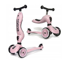 Детский трехколесный самокат с сиденьем Scoot & Ride Highwaykick 96270