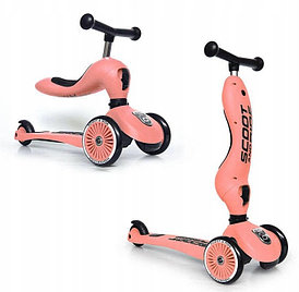 Детский трехколесный самокат с сиденьем Scoot & Ride Highwaykick 96353