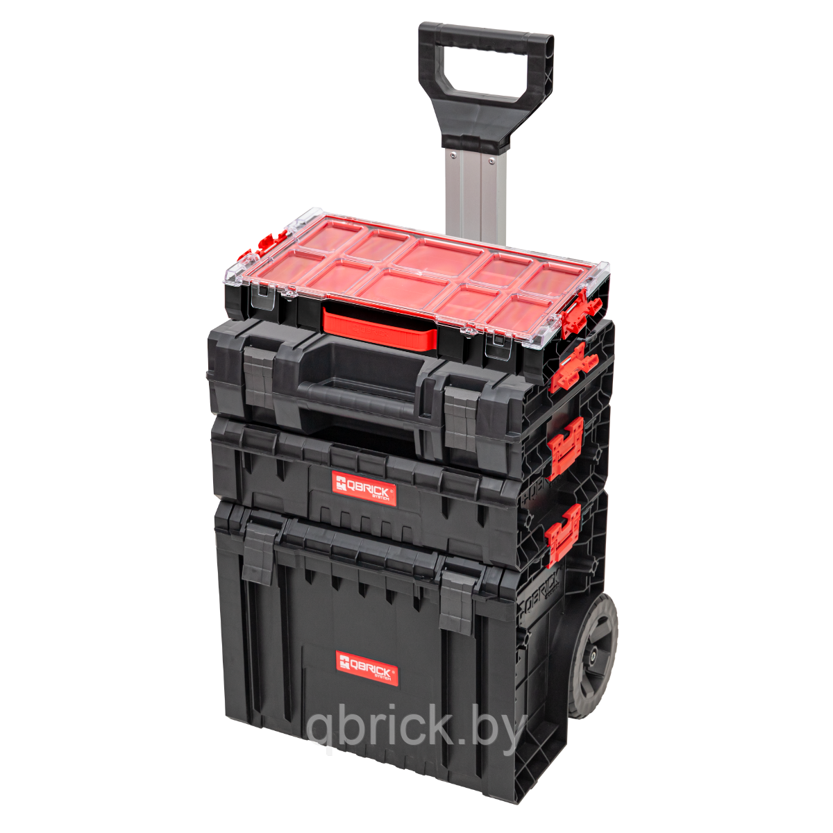 Набор ящиков Qbrick System PRO Set 17, черный