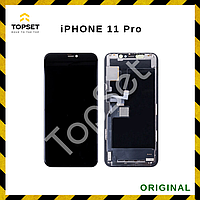 Дисплей (Экран) iPhone 11 Pro в сборе с тачскрином Черный (Hard OLED) - СТАНДАРТ