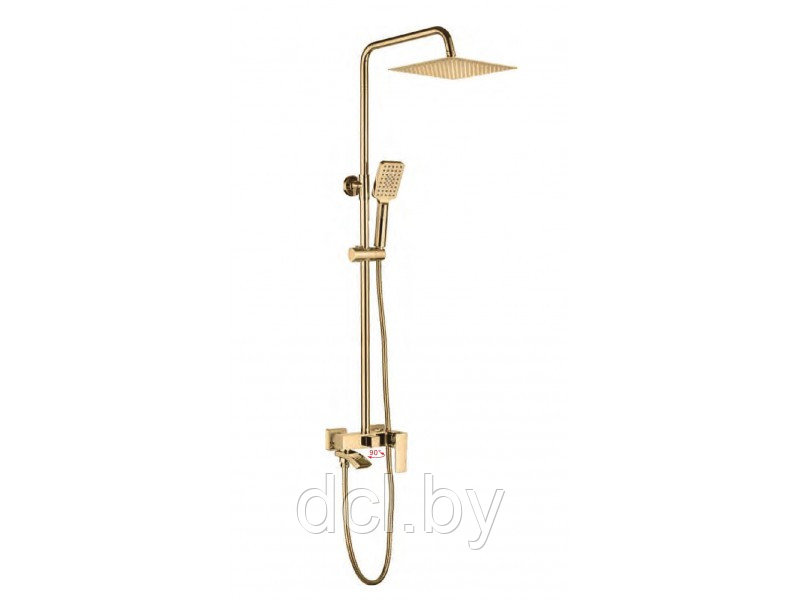 Душевая система Ledeme L2478G, золотой