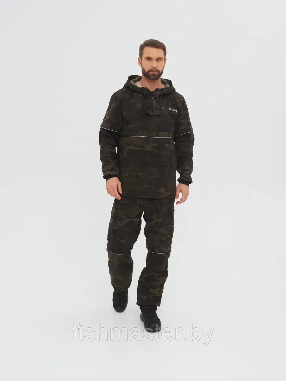 Костюм летний HUNTSMAN Антигнус Люкс цв.Мультикам City тк.Твил-Пич
