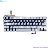 Клавиатура для ноутбука ACER Aspire S7-191, серебро,  с подсветкой, RU