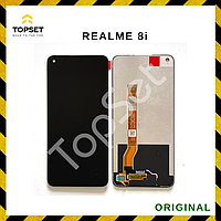 Дисплей (Экран) Realme 8i/Realme 9i/Narzo 50 4G (RMX3151/RMX3491) в сборе с тачскрином Черный - ОРИГИНАЛ