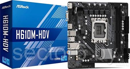 Материнская плата ASRock H610M-HDV, фото 2