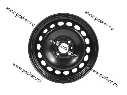 Диск колесный LADA Largus, Vesta, XRAY, Renault Logan2 R15 (6Jx15H2 4x100 ET40 d 60.1) черный АвтоВА