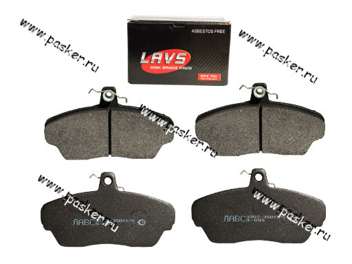 Колодки тормоз передние ГАЗ-3302, 3102, 3110 (4шт) LAVS