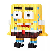 Пазл magic block 6013 спанч боб 3D Конструктор из миниблоков 700дет.