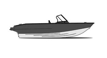 Алюминиевая лодка Windboat 6.0 DCX