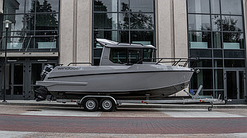 Алюминиевая лодка Windboat 7.0 Cabin