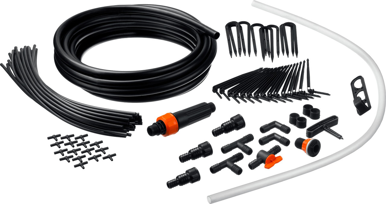 GRINDA 1/2″, 9 м, шланг магистральный, от емкости, уровневая трубка, 4 л/ч на раст, на 30 раст, система