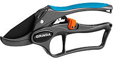 GRINDA P-33, 200 мм, закаленная сталь, с храповым механизмом, алюминиевые рукоятки с эфесом, контактный