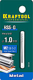 KRAFTOOL HSS-G, 1.0 х 40 мм, сталь P6M5, сверло по металлу (29651-1), фото 2