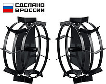 ЗУБР ГР-5, 470х160 мм, 2 шт., грунтозацепы для мотоблоков (707105-5)