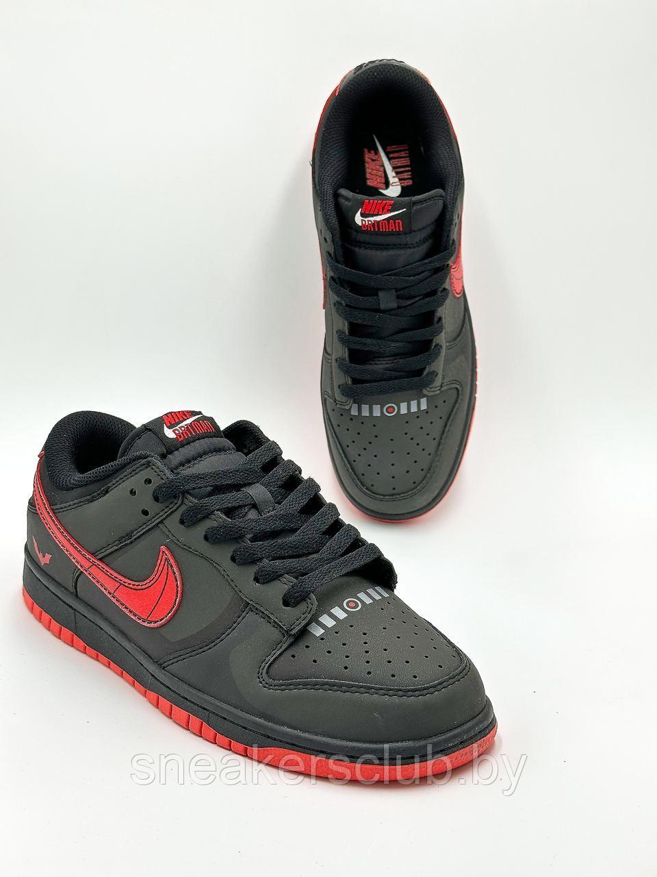 Кроссовки мужские Batman Black Red / повседневные / весенние