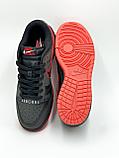 Кроссовки мужские  Nike Dunk Low Batman Black Red  / повседневные / весенние, фото 4