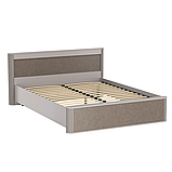 Кровать 34.25-02 Фантазия с ортопед. осн. (кашемир дуо/кашемир патина) Олмеко, фото 2