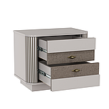 Тумба прикроватная 34.17 Фантазия (кашемир/дуо/кашемир патина) Олмеко, фото 2