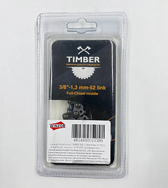Цепь для бензопилы 3/8"-1,3мм-52зв-14" 35см TIMBER  прямой зуб