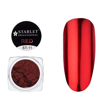 Зеркальная втирка для ногтей ST-11 RED