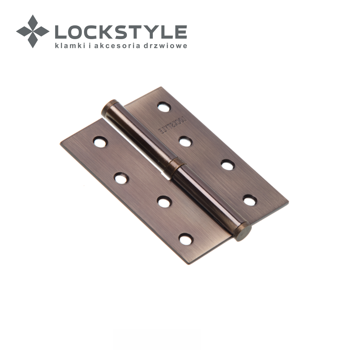 Петля дверная LOCKSTYLE M-4 AB-L бронза, левая (с шариковыми подшипниками)